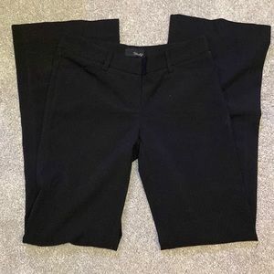 Black flare dress pants